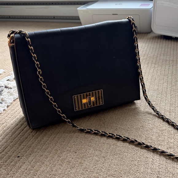 Fendi Handbags - Fendi Leather Shoulder Bag - Authentic